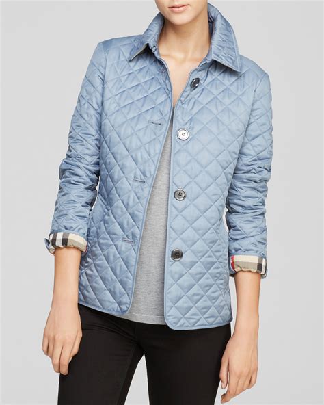 New Women’s Burberry Brit Copford Diamond Quilted Jacket.